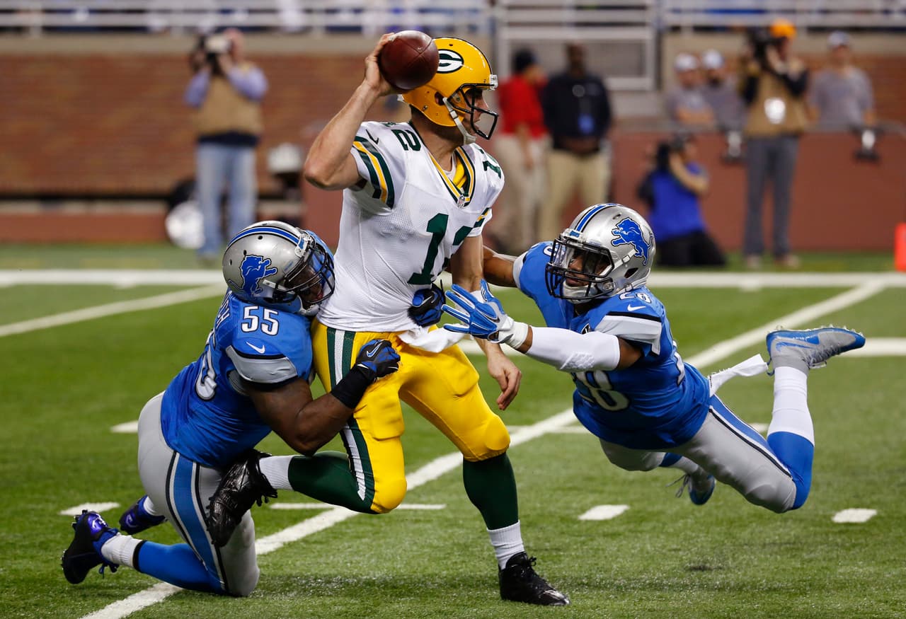 Los Green Bay Packers vencieron milagrosamente 27 - 23 a los Detroit Lions con pase "Ave María" de Aaron Rodgers a Richard Rodgers.