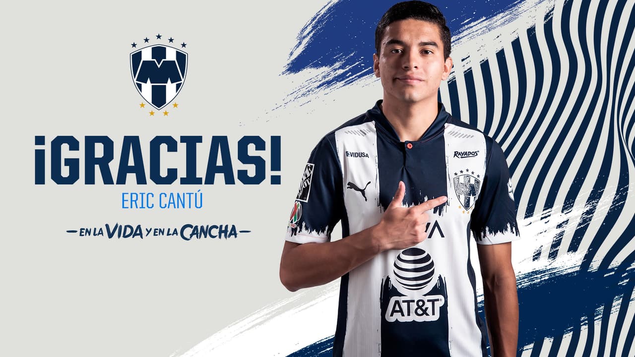 Rayados de Monterrey anuncia baja de Eric Cantú