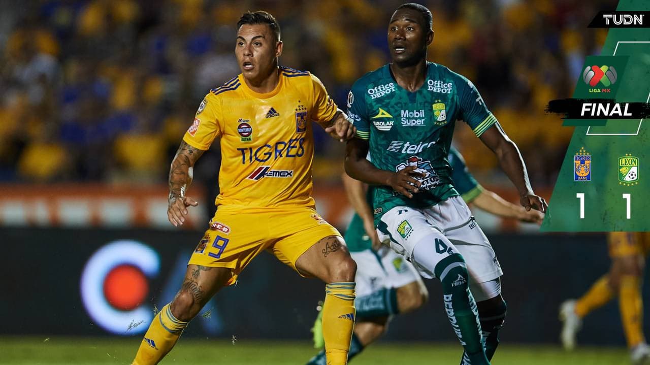 Muy fieras, pero Tigres y León no pasan del empate