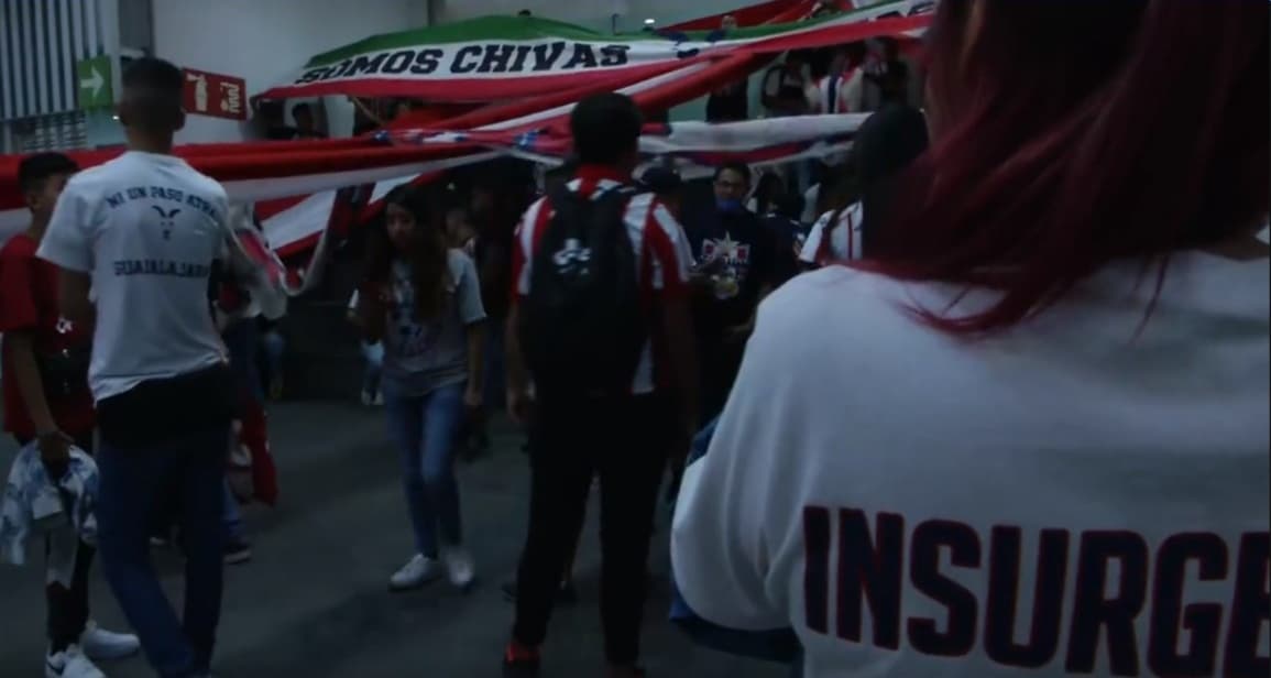 Previo al encuentro de la jornada 8 contra Cruz Azul, los aficionados alientan al rebaño.