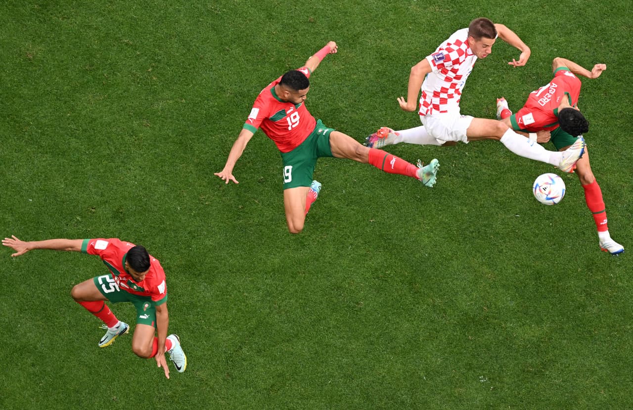 Marruecos y Croacia quedaron a deber los goles en su primer partido en el Mundial Qatar 2022 disputado en el Estadio Al Bayt.
