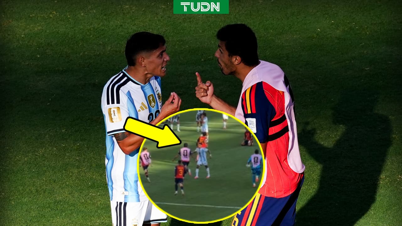 Agresión de Nahuel Molina a Rodri tras acabar la Final del Mundial 2026