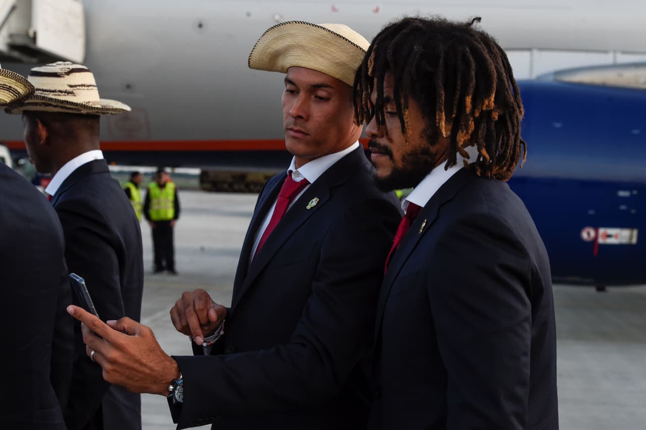 Con sus sombreros típicos, los jugadores dieron representación a su país en Rusia.