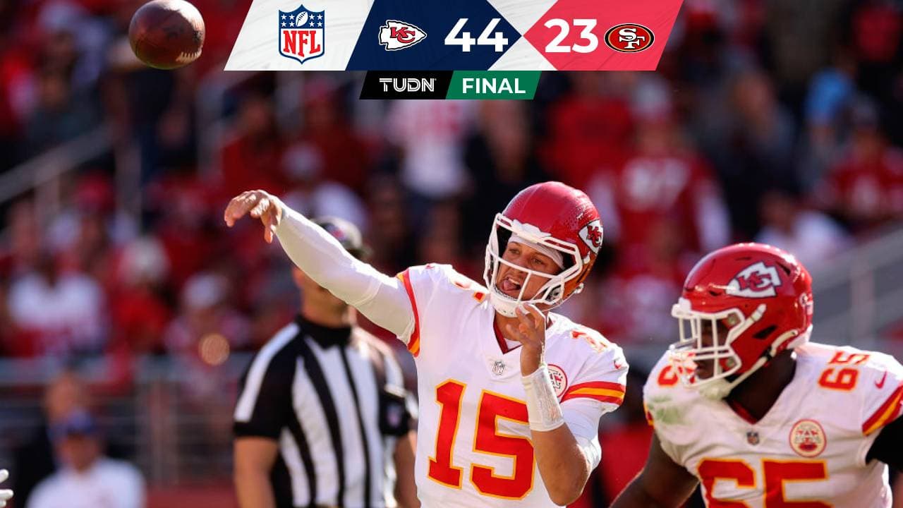 Los Chiefs vencieron a los 49ers en San Francisco.