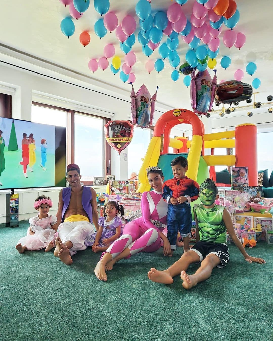 ¡Cristiano Ronaldo se convirtió en Aladín!