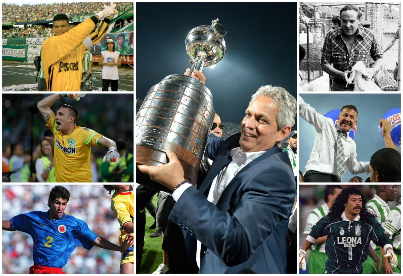 Aunque la lista de los jugadores y entrenadores más queridos por la afición 'verdolaga' es grande, estos son los más importantes en una historia plagada de éxitos y de nombres rutilantes que han hecho del equipo antioqueño el 'Rey de Copas' colombiano y uno de los clubes más grandes del mundo.