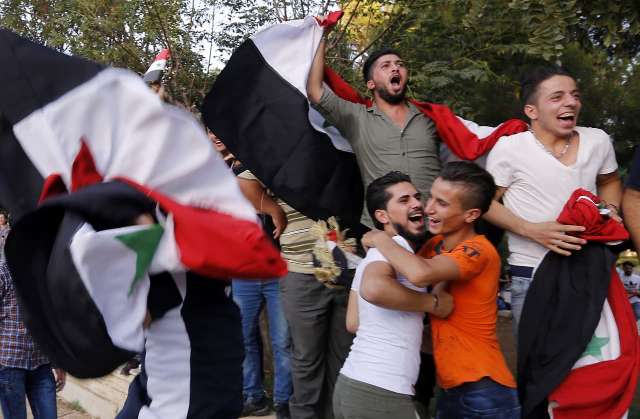 El júbilo entre los sirios fue gigante, a pesar de que todavía tendrá que ganar una serie de repechaje en Asia (contra Australia o Arabia) y otra contra un país de Concacaf para ir al Mundial.