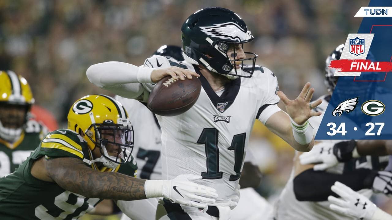 Eagles termina con el invicto de Packers