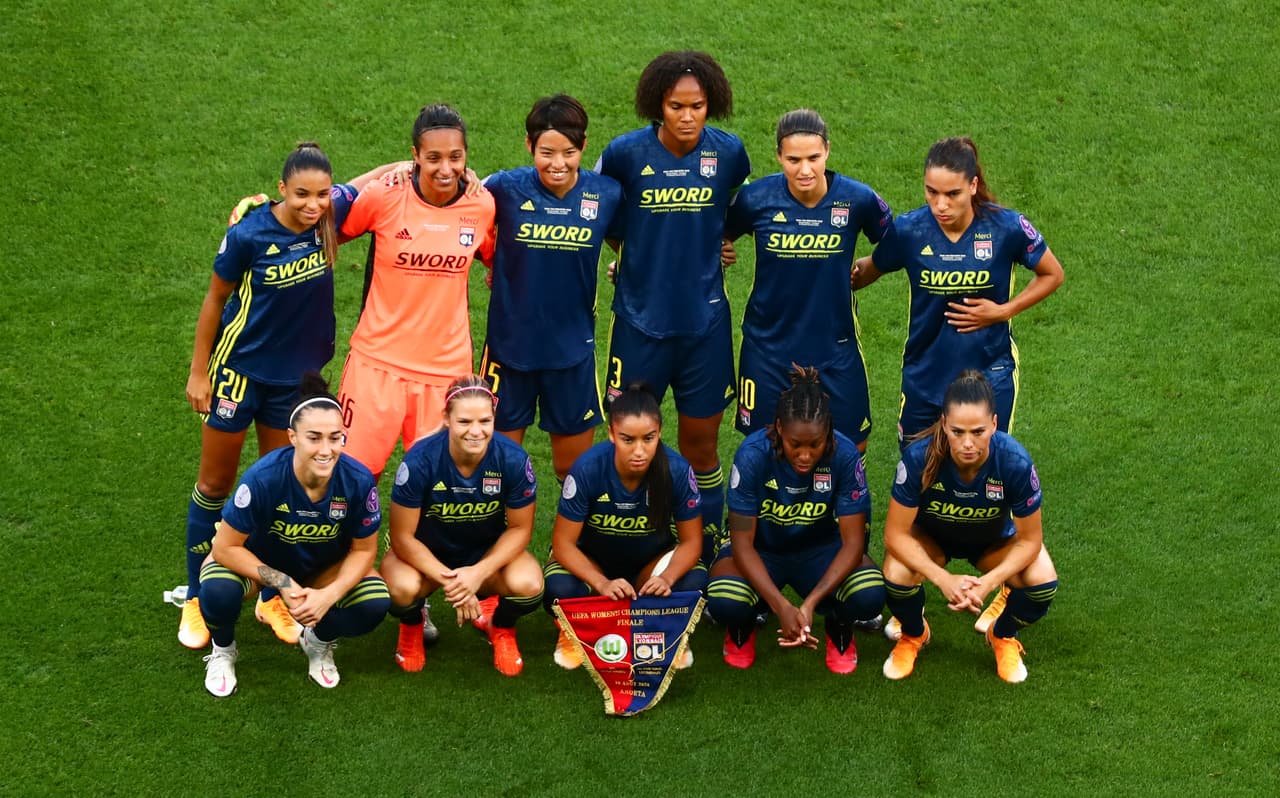 Equipo femenil del Lyon.