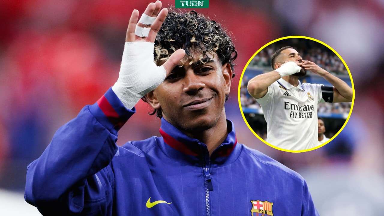 Lamine Yamal se confiesa: se venda  la mano en homenaje a Karim Benzema