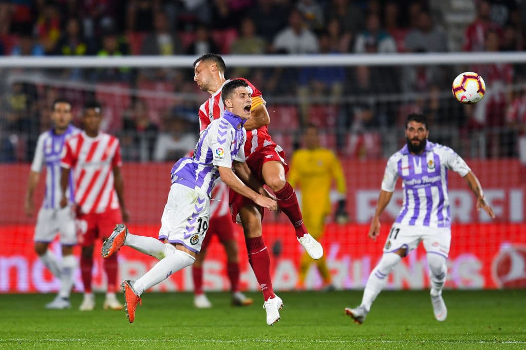 Girona cedió un empate en casa sin goles contra Valladolid en el primer duelo de la primera fecha de la temporada 2018/2019 de la Liga de España, que con este duelo marcó su arranque.
