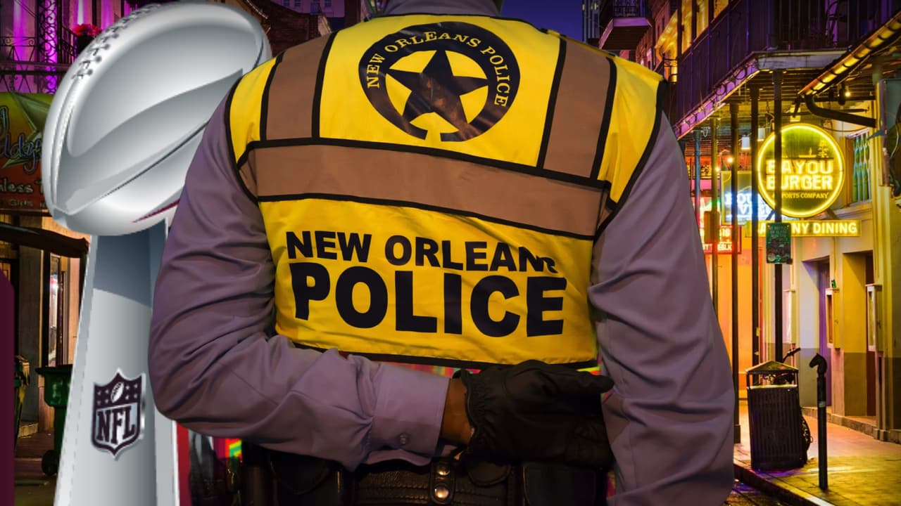 Seguridad extrema en New Orleans para la semana del Super Bowl LIX 