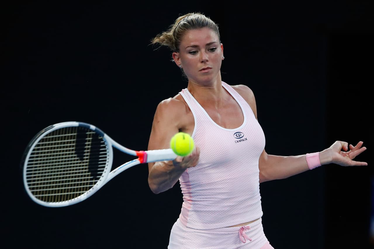 La italiana Camila Giorgi, que cayó eliminada en segunda ronda, es una de las jugadoras más atractivas. Sus rasgos finos y su figura enamoraron a más de un seguidor.