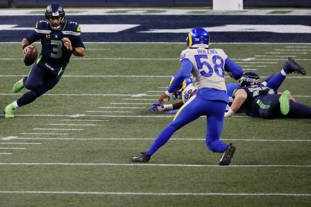 El cuadro angelino consiguió su pase a la ronda divisional tras vencer 30-20 a los de Seattle. | Russell Wilson poco pudo hacer con las deficiencias de la línea ofensiva contrastada con la poderosa defensiva de los Rams.
