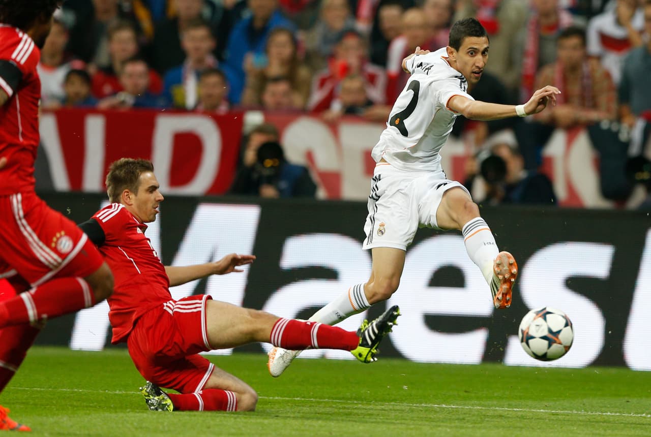 Ese fue de los últimos partidos del 'Fideo' Ángel Di María con la camiseta del Real Madrid. Aunque no participó directamente en el marcador, sí sería funamental en el partido final de Lisboa.