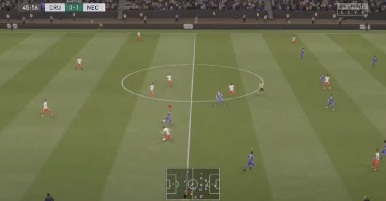 Cruz Azul no logra aguantar la ventaja y en la última jugada del partido Kevin Mercado se logra meter en el área de la Máquina para marcar el tanto del empate.