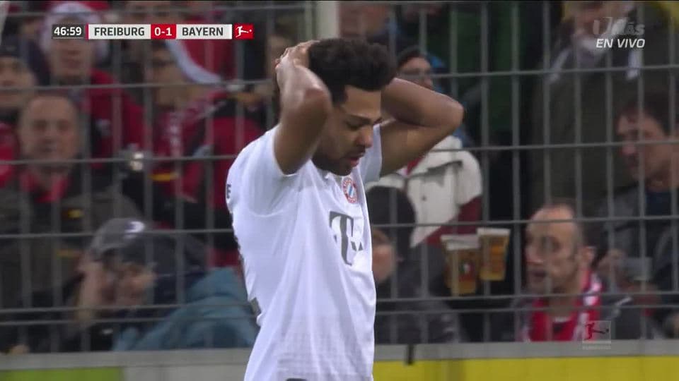 Tiro desviado de Serge Gnabry