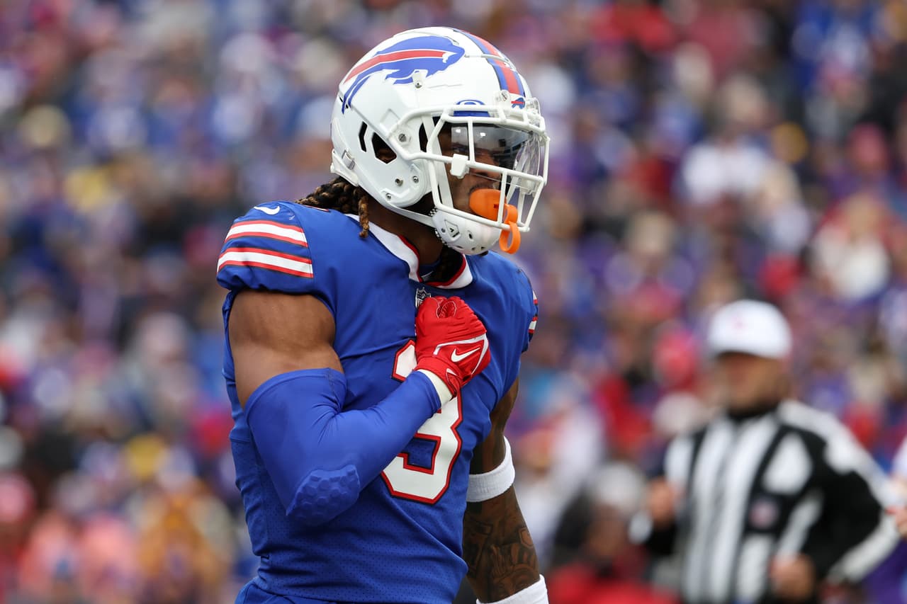 Damar Hamlin llegó al estadio para apoyar a sus compañeros de los Bills