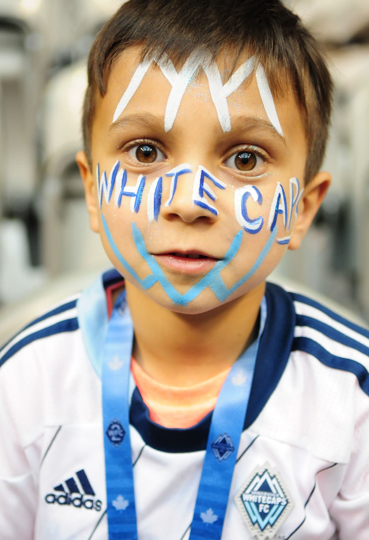 Los más pequeños también son parte de la fiesta que los Whitecaps y sus seguidores organizan en el BC Place (USA Today Images)