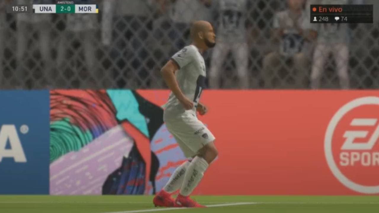 Los universitarios cayeron por cuarta ocasión consecutiva en la eLiga MX.