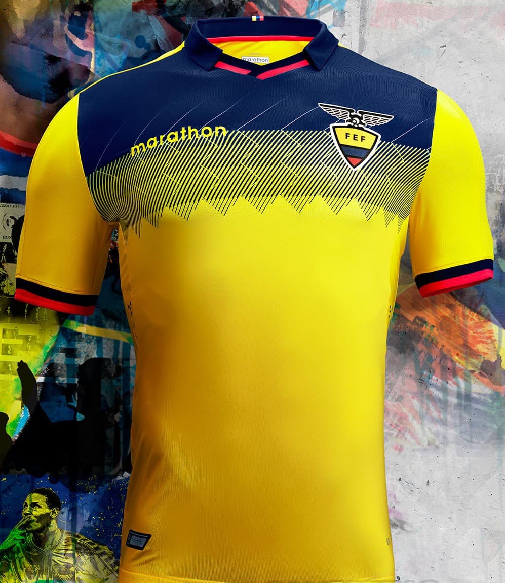 La selección de Ecuador ya tiene playera para estrenar en el Mundial Sub-20 de Polonia y en la Copa América de Brasil 2019. Su prenda titular cuenta con un gran rectángulo azul en el pecho que finaliza con un diseño de líneas en zig-zag. Por su parte, la novedad más grande será en la suplente con el escudo totalmente blanco sobre un azul oscuro.