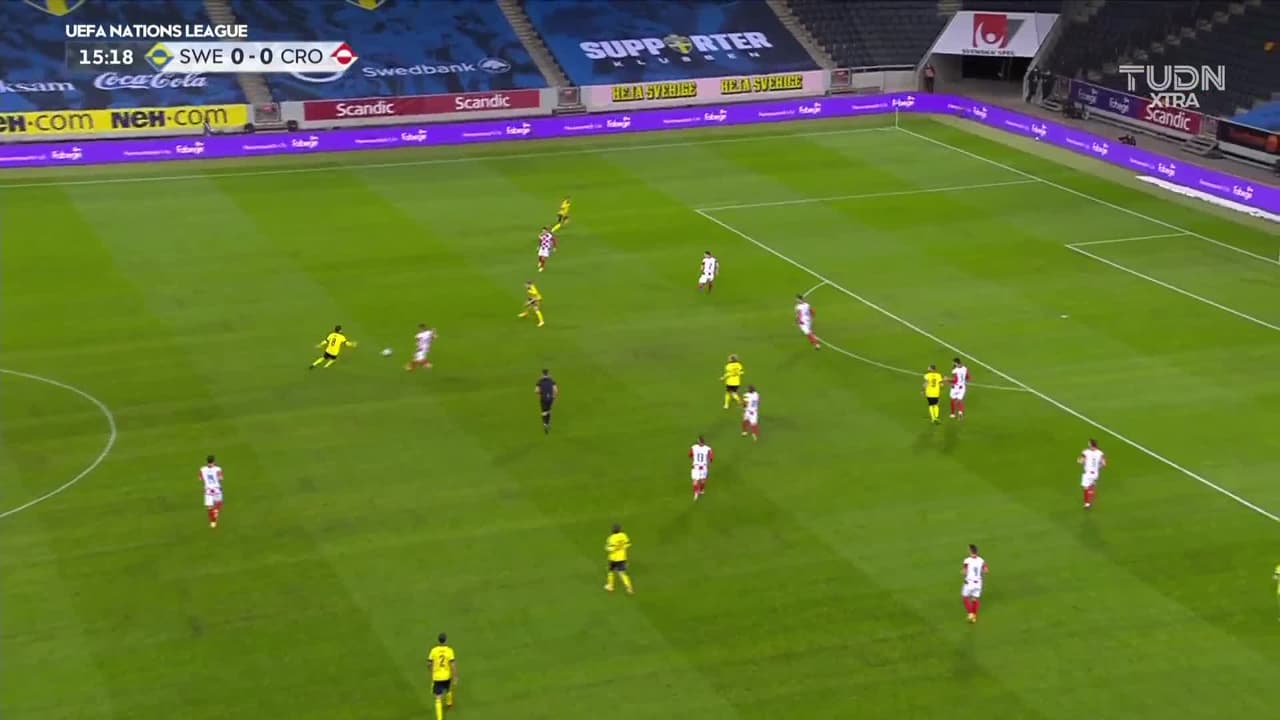 ¡TIRO ATAJADO! disparo por Emil Forsberg.
