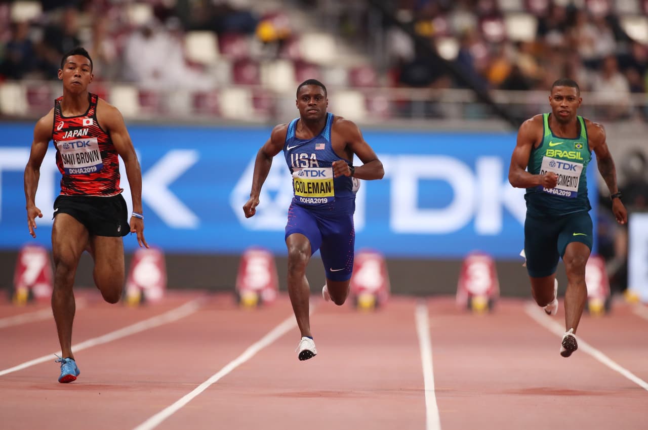 8 Christian Coleman, Estados Unidos. Score 1281.