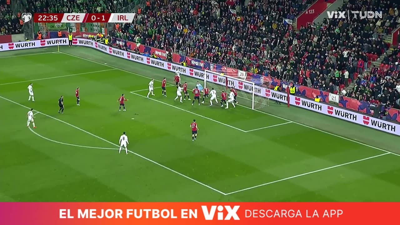 ¡Autogol de Kovar y cae el segundo de Irlanda! - Chequia 0-2 Irlanda | UEFA Qualifiers - Repechaje - Mundial 2026 | TUDN