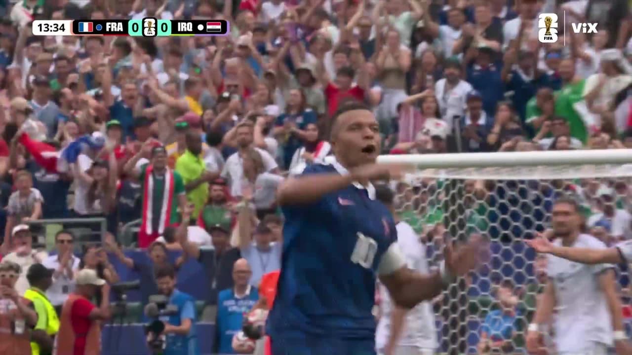 ¡Golazo de Mbappé! Les Bleus anota y ya lo va ganando