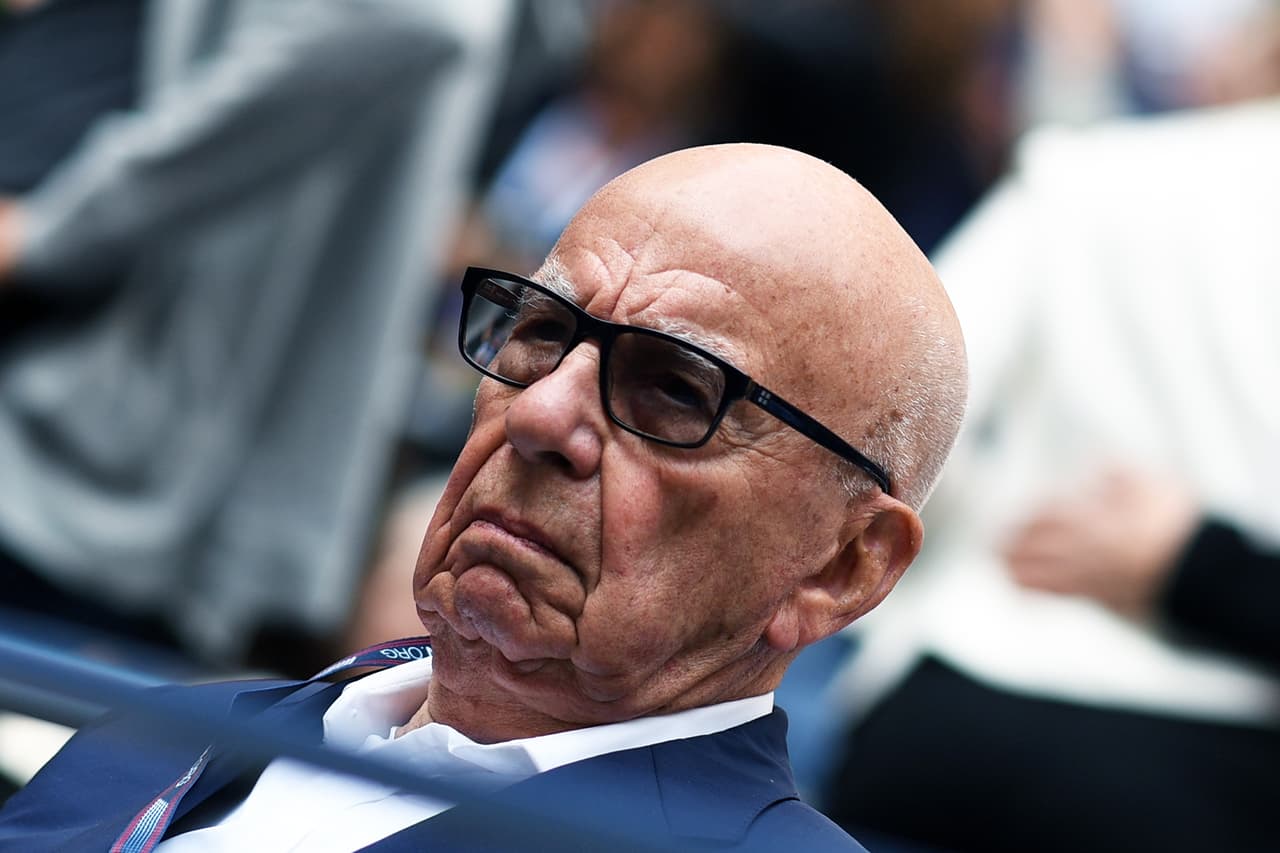 El magnate de los medios de comunicación Rupert Murdoch.