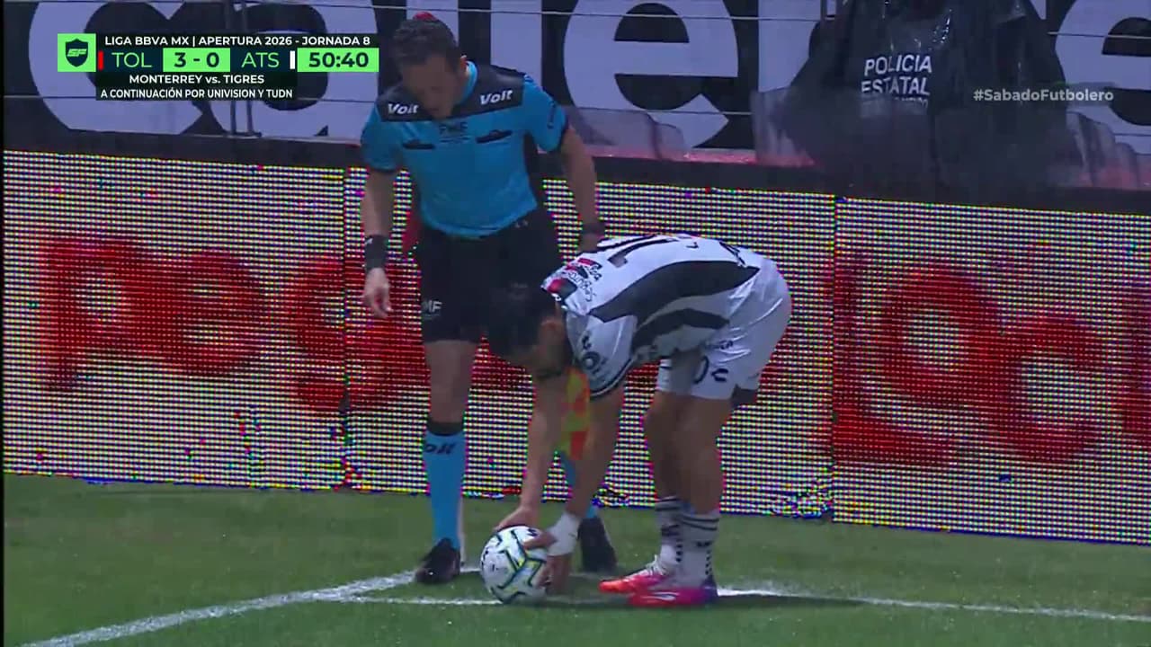 ¡GOL!  anota para Atlas. Florián Monzón