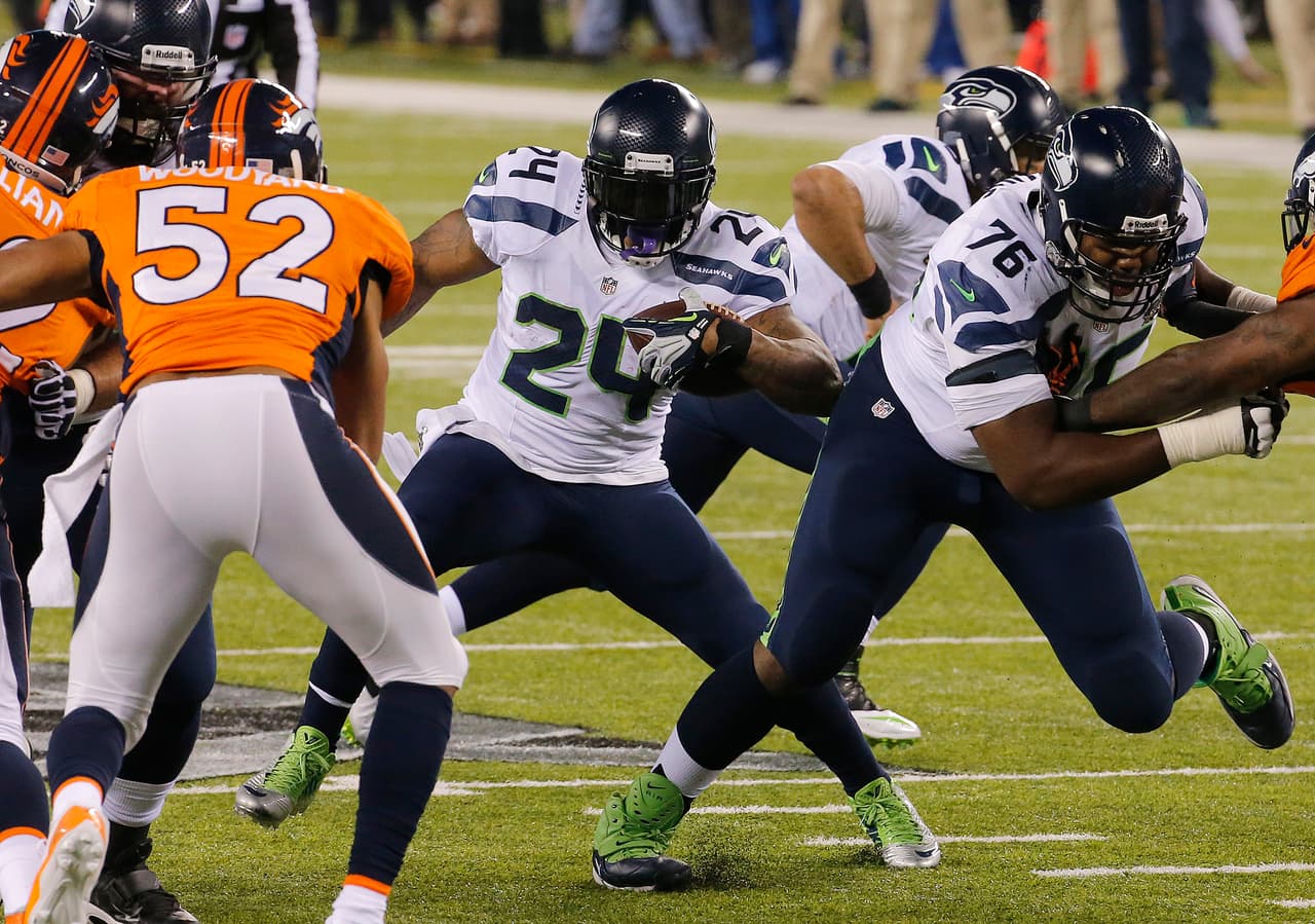 Super Bowl XLVIII contra Denver, apenas corrió para 39 yardas pero anotó un touchdown. Terminó 2013 con 1,257 yardas y 12 touchdowns.