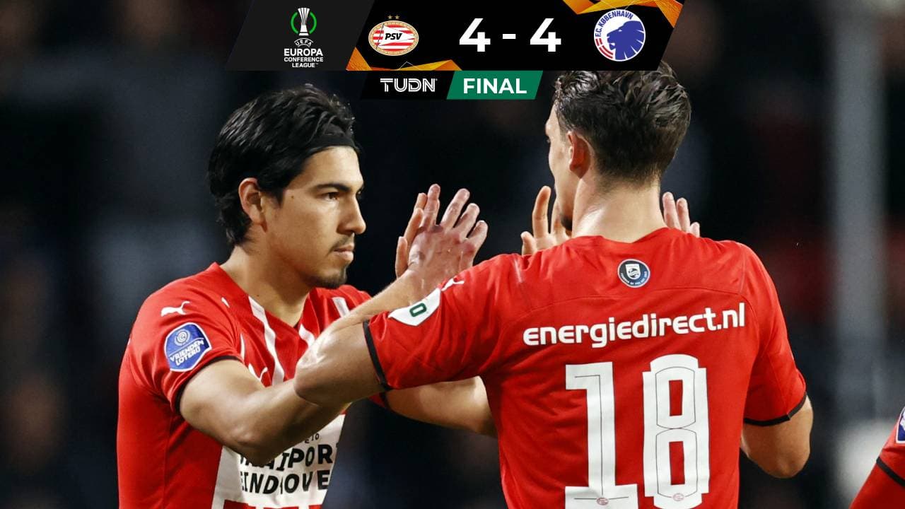 ¡Partidazo! Guti es titular en el empate del PSV