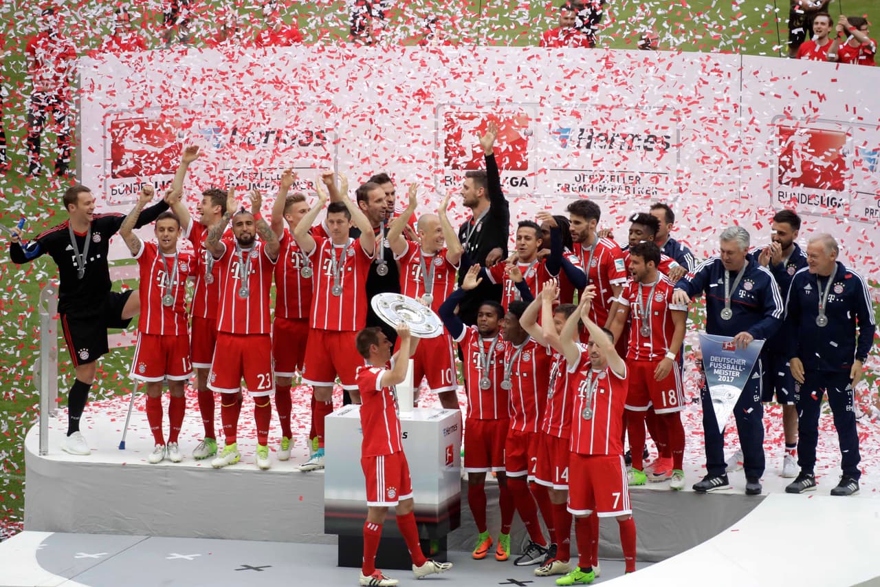 A falta de dos jornada para el final de la Bundesliga el Bayern Múnich ya había confirmado su campeonato. Sin embargo, hasta este fin de semana celebró con su gente.