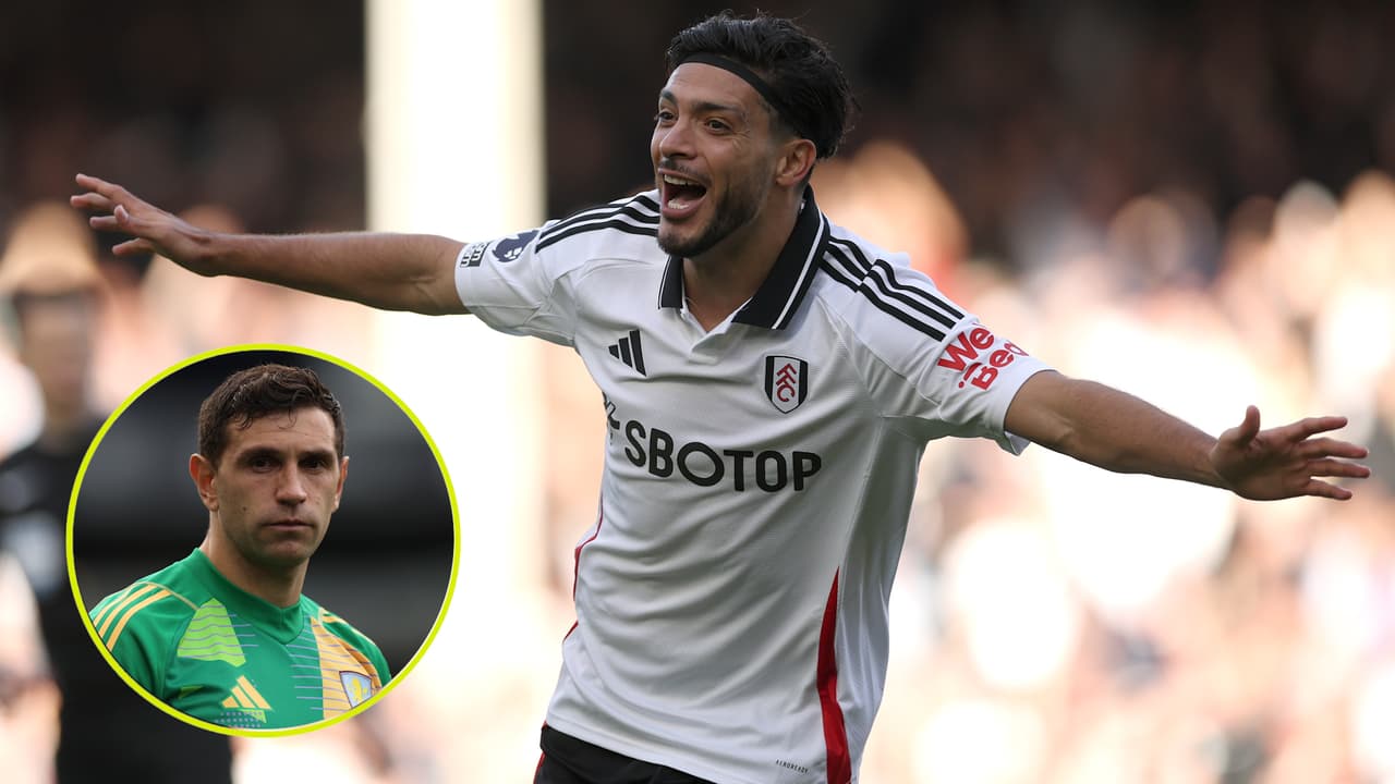 Raúl Jiménez se enracha, anota y hace sufrir al 'Dibu' Martínez