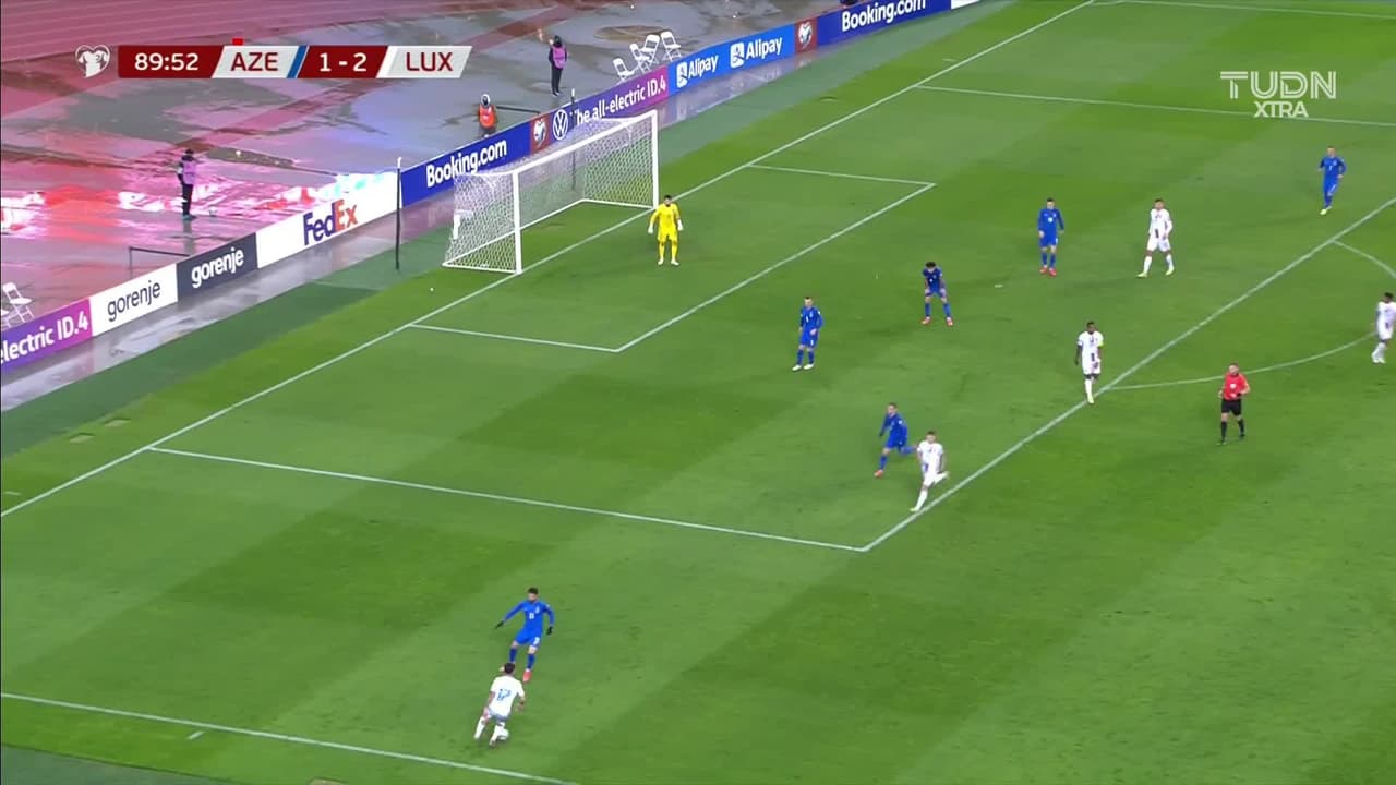 ¡GOL!  anota para Luxemburgo. Gerson Rodrigues