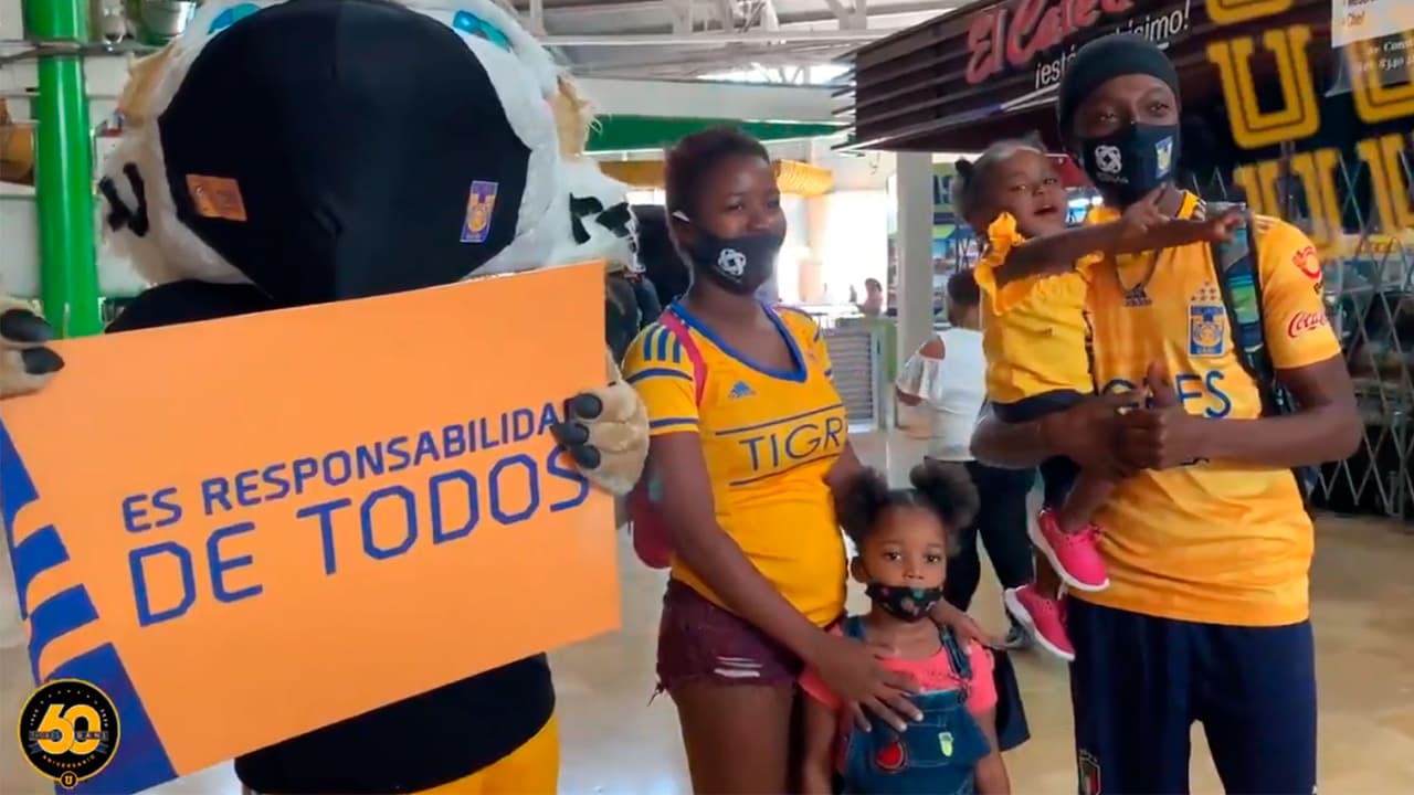Cumple Tigres segunda entrega de cubrebocas por "Unidos contra el COVID"