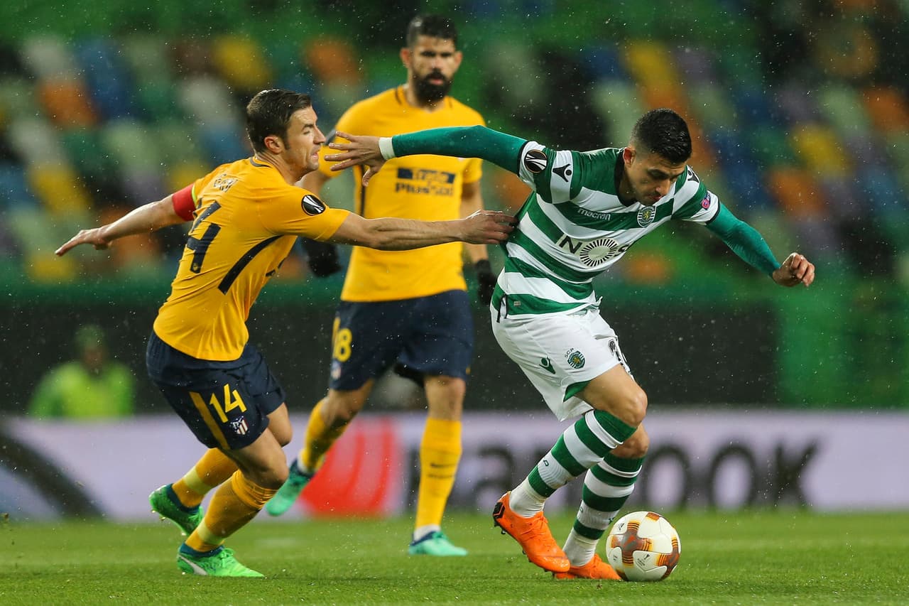 En la Liga NOS, Sporting llegaba de vencer al Paços Ferreira mientras que el Atlético había empatado en el derbi con Real Madrid.