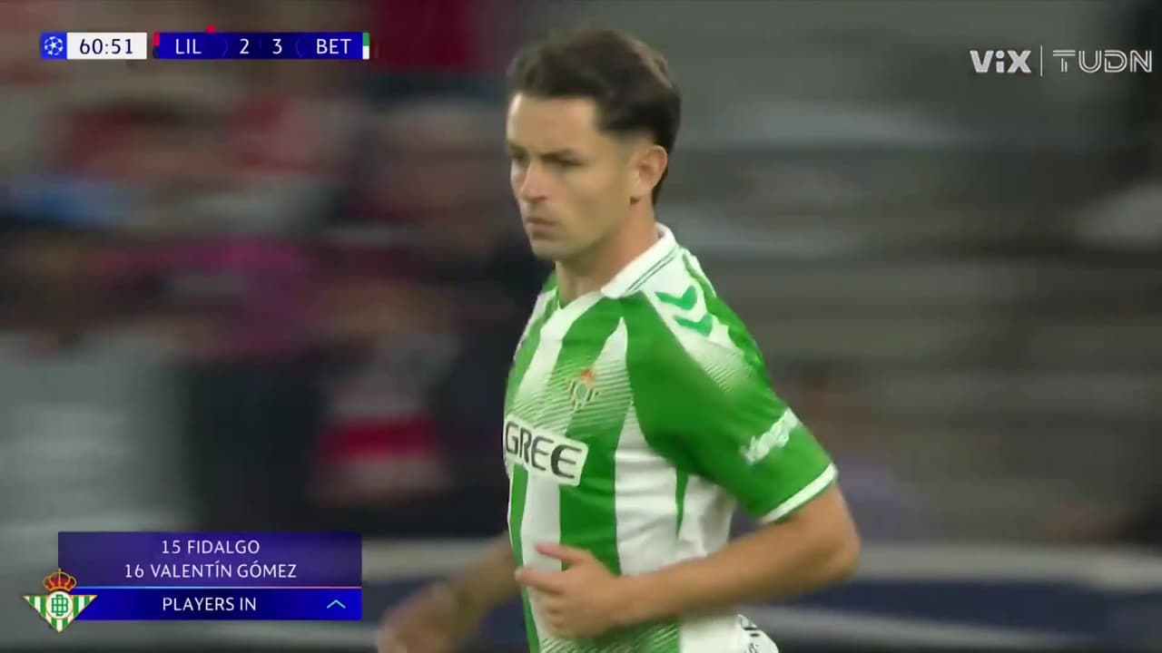 ¡El debut de Álvaro Fidalgo en la UEFA Champions League!