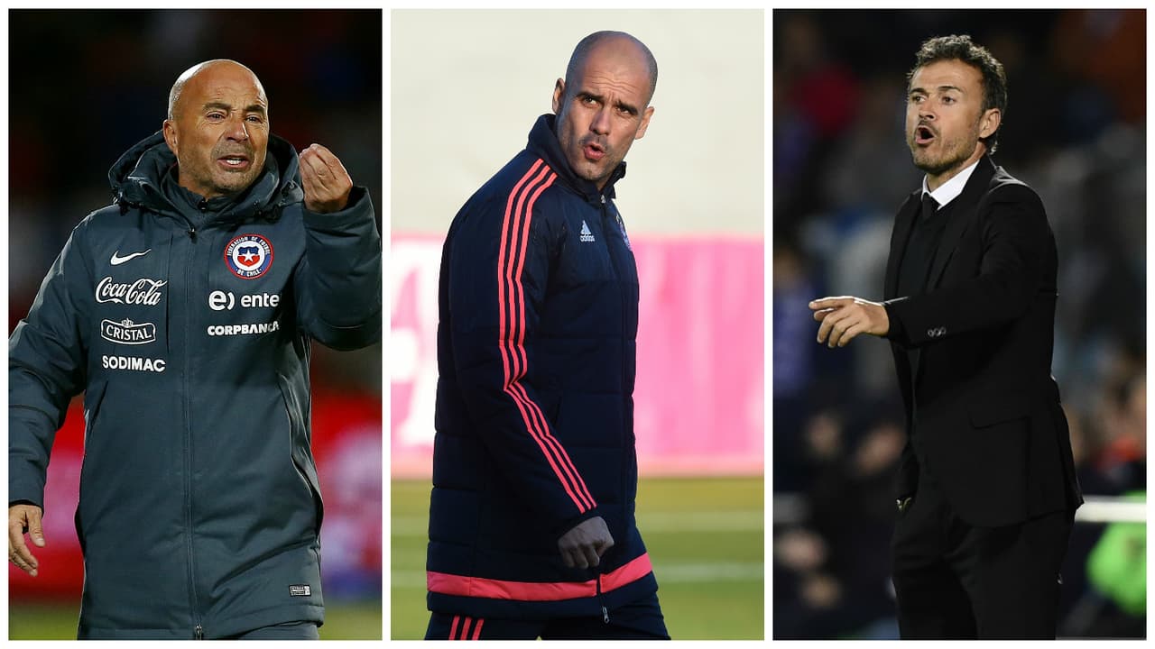 Luis Enrique, Sampaoli y Guardiola candidatos a Mejor Entrenador del 2015