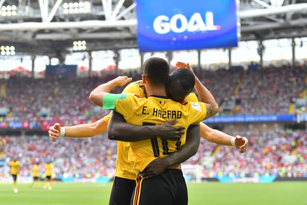 Lukaku tiene como gran socio en el ataque a Eden Hazard y gracias a eso ha sobresalido en la selección.