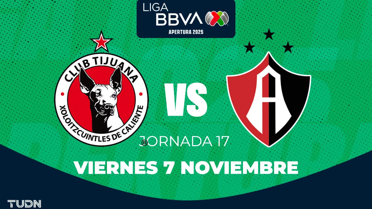 ¡Partido clave! Así puedes ver el Xolos vs. Atlas de la Jornada 17 de Liga MX