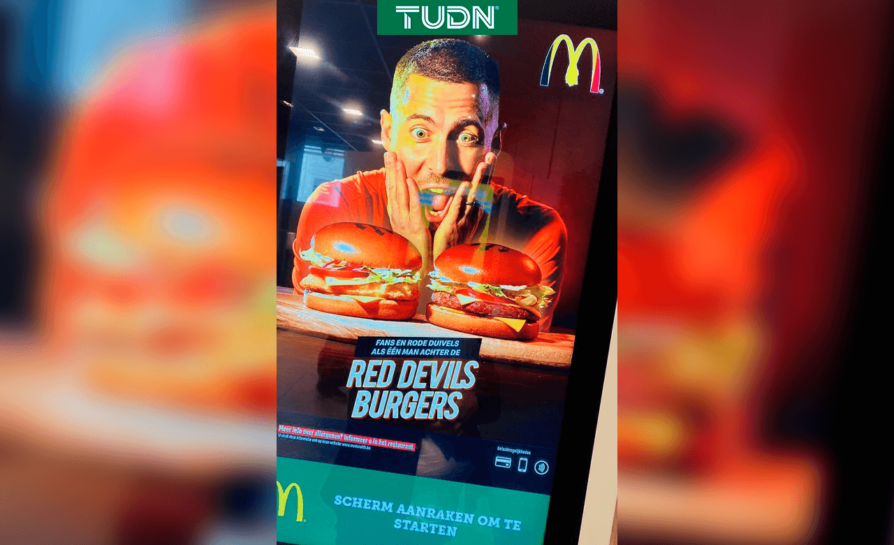 Hazard sorprendió con imagen promocional de... ¡hamburguesas!