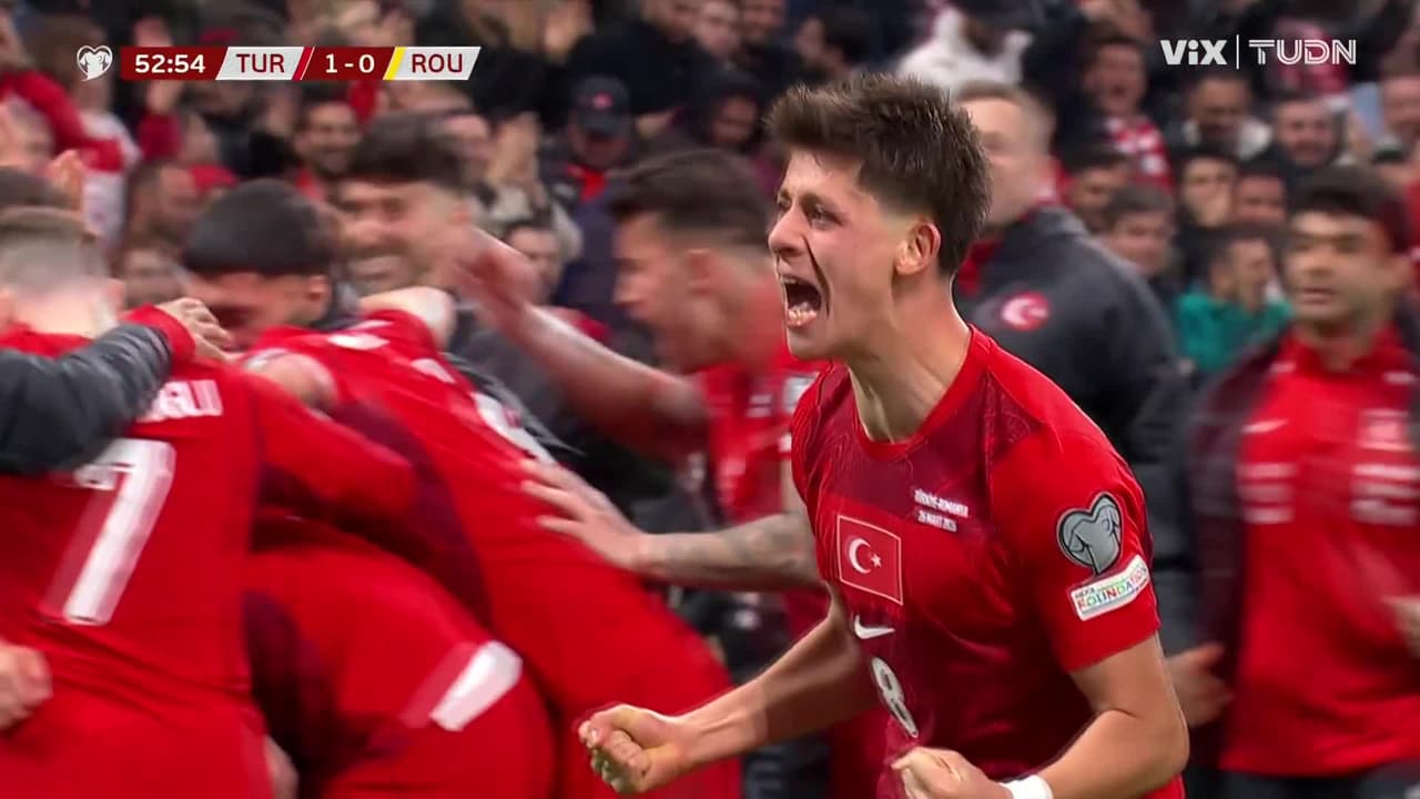¡Estás loco, Arda Güler! Brutal asistencia y Turquía ya gana 1-0 a Rumania