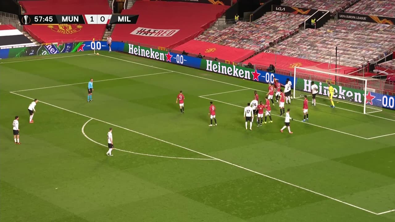 ¡TIRO ATAJADO! disparo por Franck Kessié.