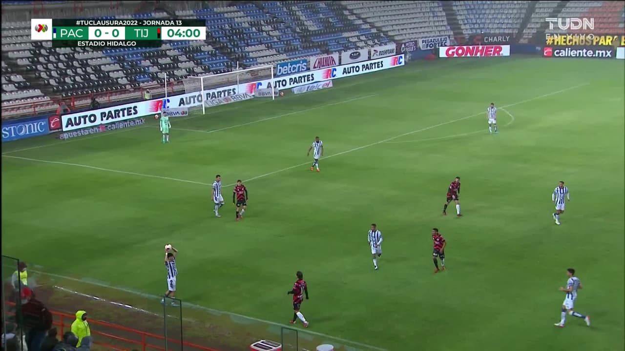 ¡TIRO ATAJADO! disparo por Luis Chávez.