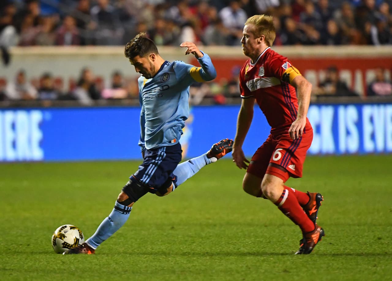 David Villa vuelve al gol y rescata un punto para New York City FC en Chicago