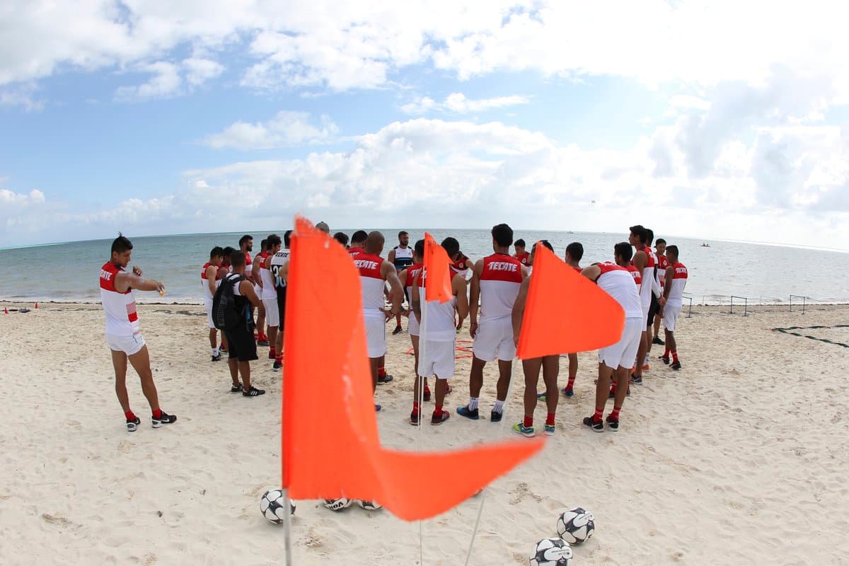 Guadalajara trabajó en Cancún durante la pretemporada.