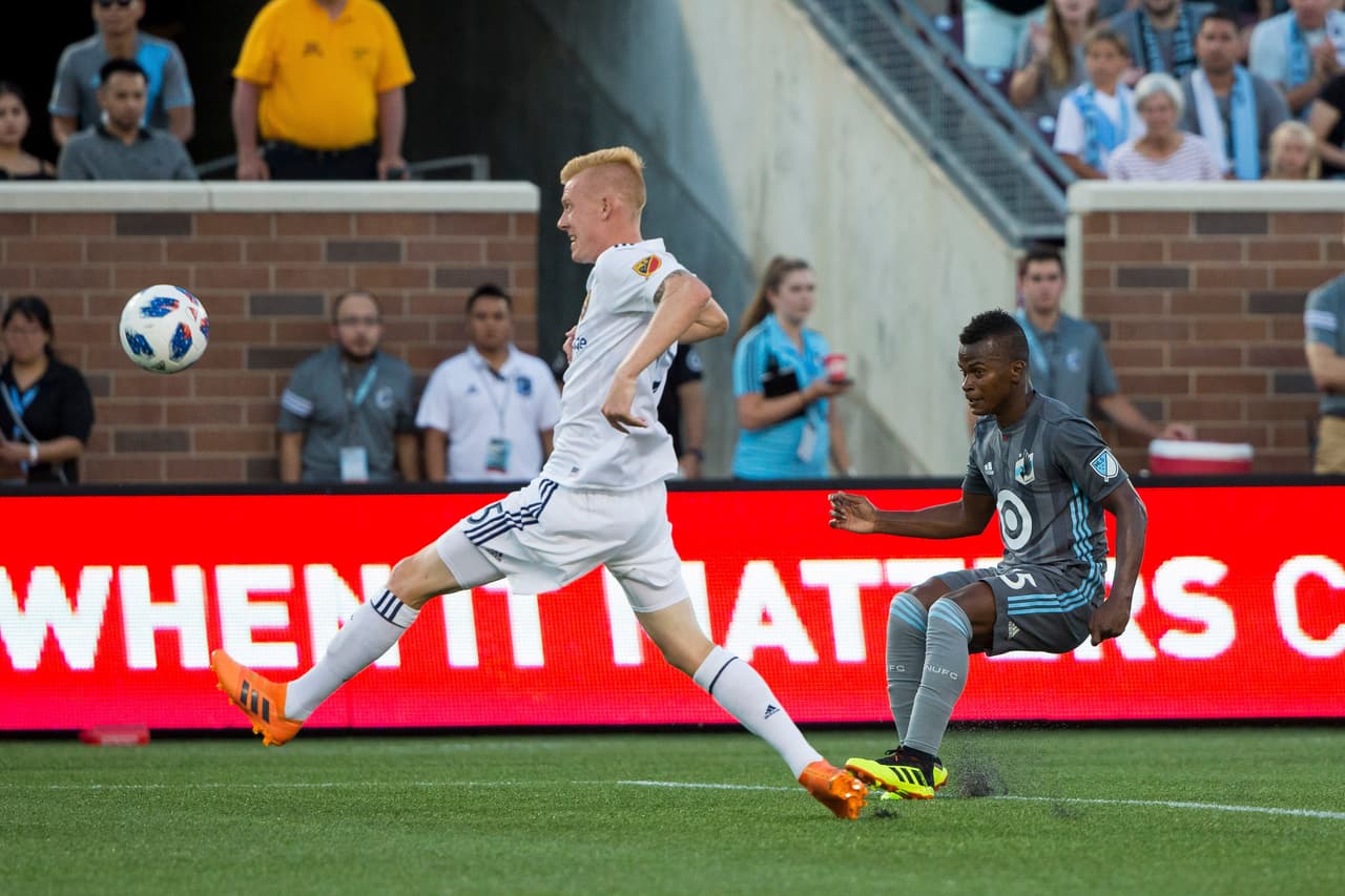 Su figura volvió a ser importante para Minnesota con un gol que sirvió para el triunfo por 3-1 sobre los de Utah. De nuevo, como ante Toronto, convirtio con un 'globito' de media distancia.