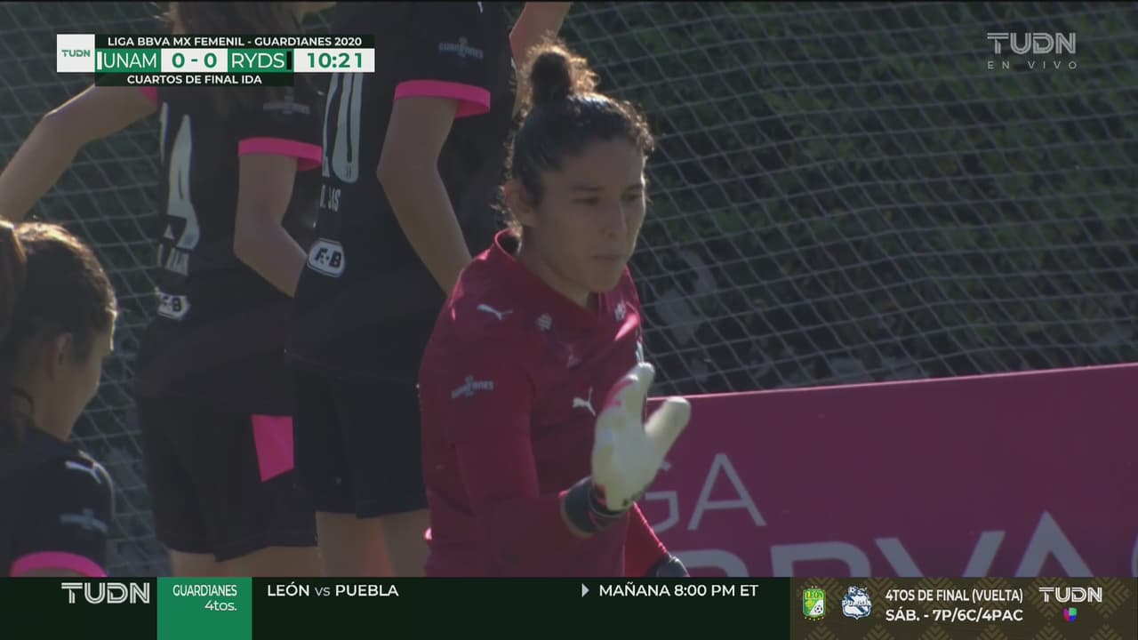 ¡Les niegan el 1-0! Alejandría Godínez evita el gol de Anisa Guajardo